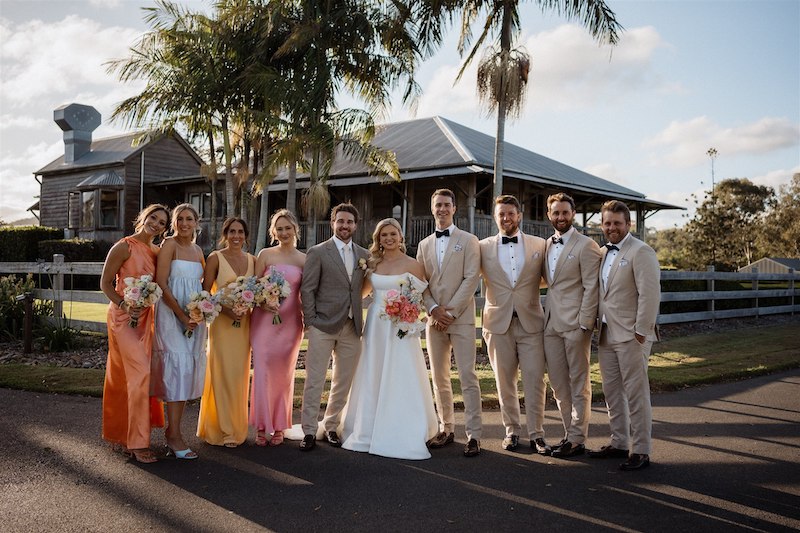 Ashlee + Matthew wedding bridal party